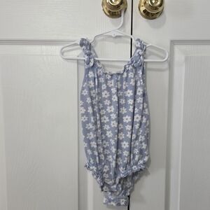 Three Old Navy Floral Baby Rompers